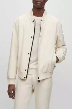 Куртка с потайной планкой и воротником-стойкой BOSS