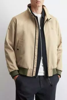 Куртка с воротником стойкой и трикотажными манжетами Marc O'Polo