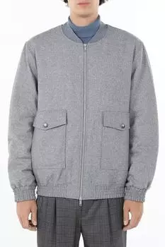 Куртка шерстяная с эластичным поясом и манжетами MARCO DI RADI