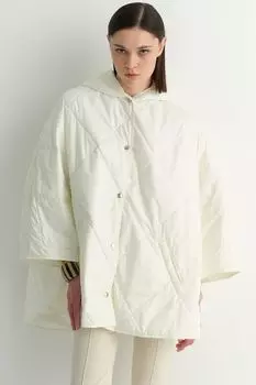 Куртка стеганая с капюшоном свободного кроя LAROOM