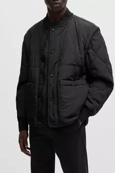 Куртка стеганая с накладными карманами BOSS