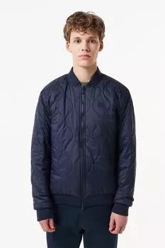 Куртка стеганая с трикотажными манжетами Lacoste