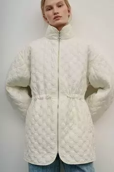 Куртка стеганая с воротником стойкой и поясом на кулиске DREAMS by Alena Akhmadullina