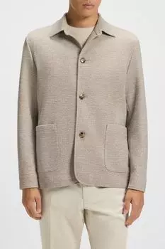 Куртка трикотажная с карманами BOSS