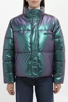 Куртка укороченная из переливающейся ткани Karl Lagerfeld Jeans