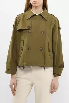 Куртка укороченного кроя с погонами Rinascimento