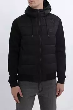 Куртка утепленная комбинированная с капюшоном Antony Morato