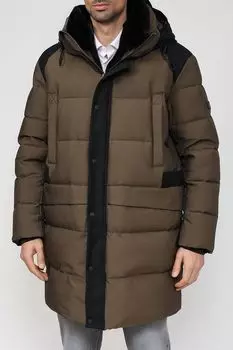 Куртка утепленная комбинированная с капюшоном Cinque