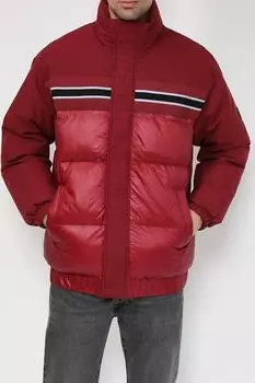 Куртка утепленная комбинированная с высоким воротником MARCO DI RADI