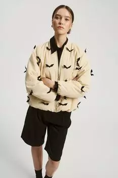 Куртка утепленная с декором Nume