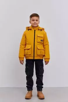 Куртка утепленная с капюшоном и карманами G'n'K