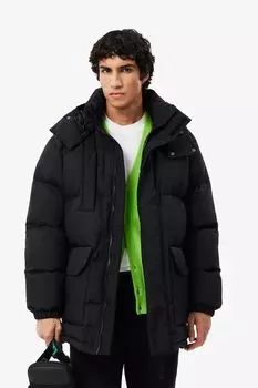 Куртка утепленная с капюшоном и карманами Lacoste