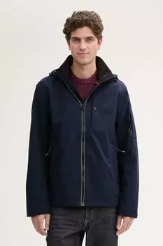 Куртка утепленная с капюшоном и карманами TOM TAILOR