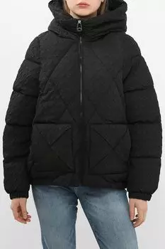 Куртка утепленная с капюшоном и накладными карманами Taifun