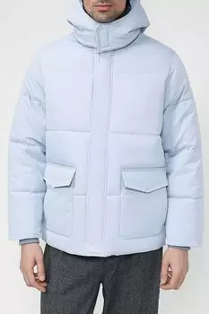 Куртка утепленная с капюшоном и накладными карманами PEPE JEANS