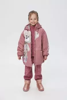 Куртка утепленная с капюшоном и принтом Bell Bimbo