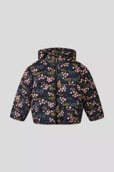 Куртка утепленная с капюшоном и принтом OVS