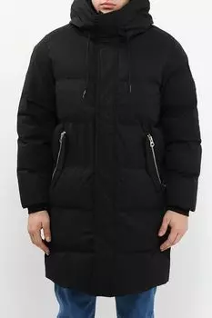 Куртка утепленная с капюшоном удлиненная Antony Morato