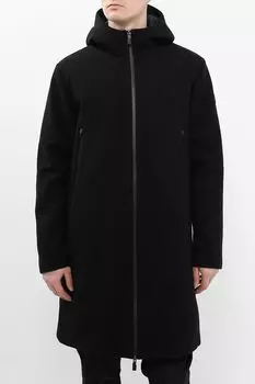 Куртка утепленная с капюшоном удлиненная Ea7