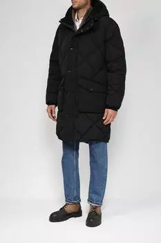 Куртка утепленная с капюшоном удлиненного кроя Strellson