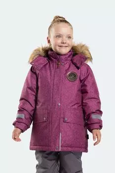 Куртка утепленная с мехом на капюшоне Kisu