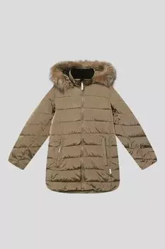 Куртка утепленная с мехом на капюшоне Lassie