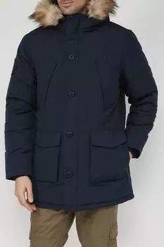 Куртка утепленная с мехом на капюшоне Superdry