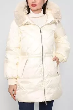 Куртка утепленная с меховым капюшоном FRACOMINA