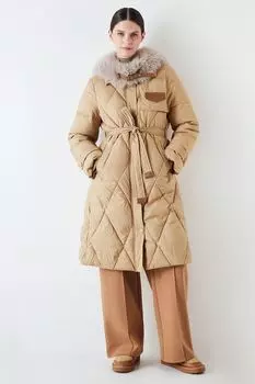 Куртка утепленная с меховым воротником Ipekyol