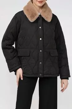 Куртка утепленная с меховым воротником SABRINA SCALA