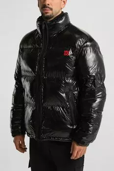 Куртка утепленная с воротником стойкой HUGO