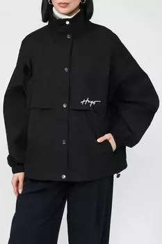 Куртка утепленная с воротником стойкой HUGO