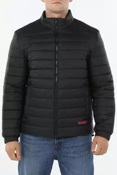Куртка утепленная с воротником стойкой HUGO