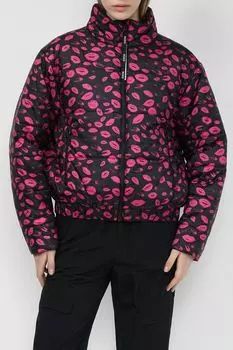 Куртка утепленная с воротником стойкой HUGO