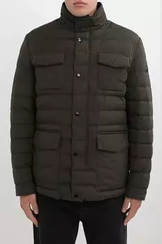 Куртка утепленная с воротником стойкой и карманами DIGEL