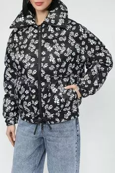 Куртка утепленная с высоким воротником BELUCCI