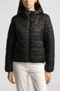 Куртка утепленная стеганая с капюшоном HUGO