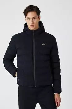 Куртка утепленная стеганая с капюшоном Lacoste