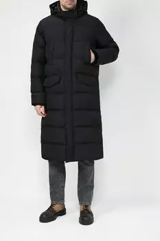 Куртка утепленная удлиненного кроя с капюшоном Loft