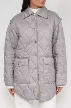 Куртка-жилетка 2в1 с накладными карманами Auranna