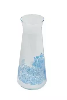 Кувшин с принтом стеклянный COINCASA