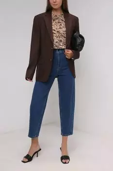 Льняная футболка с принтом WHISTLES