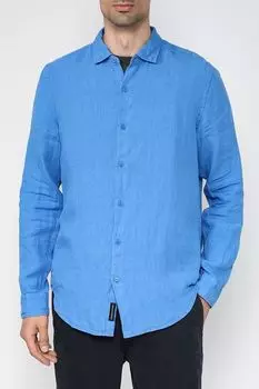 Льняная рубашка прямого кроя Superdry