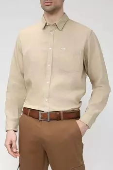 Льняная рубашка с карманом на груди PEPE JEANS