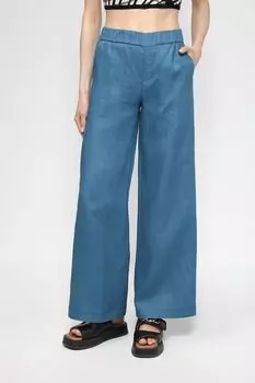 Льняные брюки широкого кроя SHADE