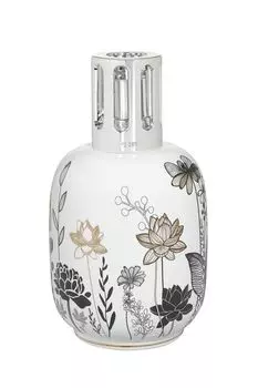 Лампа Берже Лесные Цветы Белая фарфоровая без аромата Maison Berger Paris