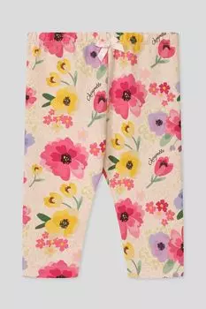 Легинсы хлопковые с цветочным принтом Choupette