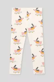 Легинсы хлопковые с принтом Artie