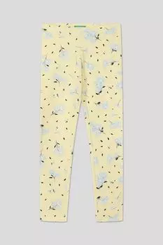 Легинсы хлопковые с принтом Benetton