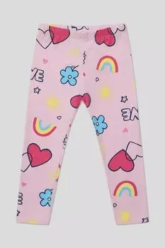 Легинсы хлопковые с принтом Fagottino